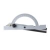 10-170 Degree Angles Finder, Carbon Steel Round Head Protractor Scale Angles Finder Adjustable Ruler Measure Tool