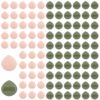 100-Pack Makeup Sponge Set, Green Cushion Foundation Puff for Liquid, Cream & Powder – Soft, Latex-Free Foundation Sponge for Flawless Face Application, 2.17-Inch
