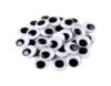 1000Pcs 20mm Black Wiggle Googly Eyes with Self-Adhesive Big Packaging