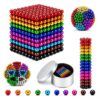 1000pcs Magnetic Balls Fidget Toys for Adult, Stocking Desk Sensory Toys for Office Decoration, Cool Magnetic Balls Gadget for Men 18+ Only