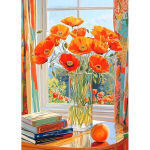 1000 Piece Puzzles for Adults, Springtime Flowers Puzzle for Adults 27.5X19.7In, Impossible Challenge Art Jigsaw Puzzles, for Gifts Party Games Family, Dust-Free Puzzle
