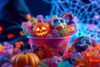 1000 Pieces Adult Wooden Jigsaw Puzzle Halloween Candy, Whimsical Shape Exquisite Design- -Adult Premium Jigsaw Puzzle-Ideal for Relaxation and Fun!