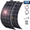 1000 Watt Flexible Solar Panel, 2 × 500 Watt 12 Volt Solar Power Panel Kit