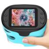 1000X Pocket Microscope for Kids - 4K 2.0" Screen, Digital Mini Scope with Slides Kit, Rechargeable Lab Handheld Portable Microscopes for Kids 4-12 Students Teens