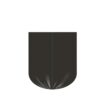 100/200PCS Black Disposable Garbage Bag Roll Up Plastic Garbage Bag Leak Proof and Easy To Tear Strong Load-bearing Capacity