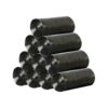 100/300/500PCS Black Disposable Garbage Bag Roll Up Plastic Garbage Bag Household Kitchen Bathroom Travel