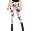 100% BLUE COLLAR Womens Cow Print High Waist Stretch Leggings
