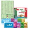 100 Italian English Bilingual Phrases with Online Audio English Prounciation Educational Flash Cards and Chart Learning Resource for Italian Learner or Traveller 100 Cards (Each 4.4" X 2.8")