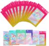 100 Pack Clear Packing Bags R-SM(Red Purple,5.5x7.9in)