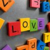 100PC Color Block Wooden Letter Magnets Magnetic Alphabet Tiles for Fridge Locker Whiteboard Crafting Word Spelling Fun Decorative Magnetic Letters for Adults Cruise Door Wall Decor Office Gifts Set