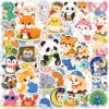100PCS Animals Stickers for Kids Vinyl Scrapbook Stickers for Water Bottle, Book, Laptop, Goodie Bags Stuffers Kids Party Favors