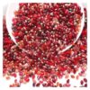 100pcs Assorted Crystal Glass Beads, Faceted Loose Spacer Beads for Craft(Red,6x8mm 100pcs)