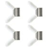 100pcs Bead Stopper Set for Jewelry Making Spring End Fasteners for Beading