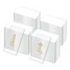 100Pcs Clear Acrylic Table Number Cards Blank Name Plates for Wedding DIY Setting