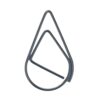 100 Pcs Decorative Paper Clips Water Shape Paper Clip Bookmarks Metal Paperclips Creative Planner Clip for Metal Clips