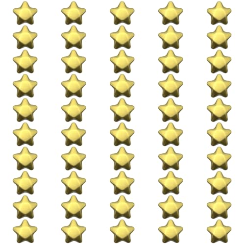 100 Pcs Gold Star Foam Balls, 2.2 in, 5.5 cm, Motivational Quotes Foam Squishy Squeeze Toys with Random English Phrases, Soft Comfort Squeeze Toys for Adults, Office Comfort, Party Favors