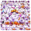 100 PCS Halloween Ghost Theme Glitter Holographic Stickers, Cute Ghost Decorative Stickers for Parties, Suitable for Children, Teens, and Adults, Ideal for Water Bottles, Laptops, and Cups