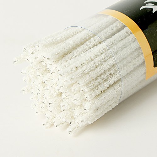 100 Pcs Long Pipe Cleaners specialized for Churchwarden pipe Soft Cleaning tools 11.8 inch Great Arts & Crafts and Repair Work FB0011
