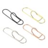 100pcs Metal Pen Holder Clips for Notebooks, Paper Fix Pins for Travel Documents