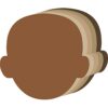 100 Pcs Multicultural Face Creative Cut Outs 5.5 Inch Skin Color Construction Paper for Crafts Classroom Bulletin Board Decorations Face Shaped Sticker Die Cut for Teachers Kids DIY Craft