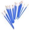 100Pcs Nylon Artist Paint Brushes Set Acrylic Watercolor Round Fine Tip