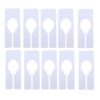 100pcs Plastic Closet Rack Dividers for Hangers Wardrobe Shelves Organizer