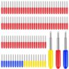 100 Pcs Replacement Blades Compatible with Explore Air 2/Air 3 /Maker/Maker 3/4 Cutting Machines - includ 10PCS Fine-Point Blades, 80PCS Standard Blaeds and 10PCS Deep Cutting Blades
