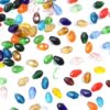 100pcs Teardrop Crystal Glass Beads, 8x12mm Vertical Hole Crystal Beads(Mixed)
