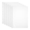 100Pcs Top Loading Sheet Protectors, Clear Plastic Binder Sleeves for 8.5x11 Paper