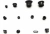 100PCS Wear-Resistant Black Ceramic Porcelain Eyes - Versatile Smooth Finish for Crafting and DIY Projects (3-9mm Diameter)