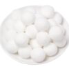 100 Pieces Pom Poms White, 1.2 inch Large Craft Pompoms, Soft Fluffy Puff Balls for DIY Arts and Bulk Craft Making Decorations Supplies (White, 3 cm / 30 mm)