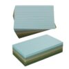 100 Sheets 3x5 Colored Ruled Note Cards Index Cards, 5 Green