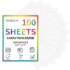 100 Sheets 8.5" X 11" Cardstock, Construction Paper Card Stock Printer Paper for Printing, Card Making, DIY Crafts,School Supplies,Party Decorations (180GSM/65LB) (White)