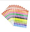 100 Sheets Polka Dot Stickers for Office Classroom Party Decoration