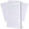 100 Sheets Raised Line Handwriting Practice Paper, Tactile Writing Paper for Kids with Sensory Feedback Lines, Handwriting Improvement Sheets for Students, Teachers and Classroom Use, 11 x 7.9 Inch