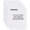 100 Sheets White Cardstock - 8.5 X 11 Inch 92lb/250gsm Heavy Weight Thick Card Stock Paper, Art Construction Paper for Printer, Cards Making, Invitations, Scrapbooking, DIY Crafts PAP19WH100