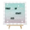 10×10" Light up Felt Letter Board, Custom Message, First Day of School Sign