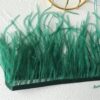 10–15Cm Ostrich Feather Fringe Trim with Sewing Ribbon Tape for Decoration