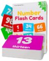 101 Number Flash Cards 0-100 for Toddlers & Kids Ages 1+ – Counting Cards, Number Recognition & Early Math Learning Activities for Preschool, Pre-K, Kindergarten & Homeschool