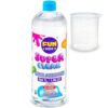 1.06QT Super Clear Slime Activator 34OZ Solution with Plastic Measuring Cup, FunKidz 1L Fine Formulation Work with All Types Slime Glue Washable Non-Toxic Kids Friendly Ingredients