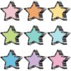108 Pcs Composition Star Cutouts for Classroom Bulletin Board Decor 3.5 inch Pastel Colors Paper Star for DIY Craft School Projector Classroom Office Chalkboard Wall Decor Party Decorations