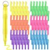 108 PCS Mini Highlighters with Key Ring, Pocket Highlighter in 6 Colors, Smooth Liquid Highlighters for Students, Teachers, Offices, Colorful Portable Markers for Marking Notes