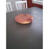 10 Inch Lazy Susan Handmade Cedar Wood Rotating Serving Tray Wooden Turntable Kitchen Dining Table Centerpiece Rustic Home Decor Organizer