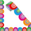10m Colorful Border Trim Bulletin Board Borders Decorative Sticker Bulletin Border Trim for Classroom Decorations Colorful Board