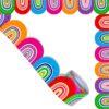 10m Colorful Bulletin Border Trim Lovely Bulletin Board Borders Border Sticker Board Decorations for Classroom Colorful