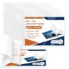 10 Pack 10 Mil 2.9"x4.1" Self Sealing Laminating Pouches for 2.5“ x 3.5” Card Plastic Laminating Sheets Business Card Size Clear Lamination Paper for Office School Home Supplies（No Laminator Need)