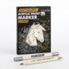 10 Pack Gold&Silver Acrylic Paint Marker, Dual Tip Brush Fine Paint Pen