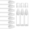 10 Pack Refillable Paint Pens Empty – Large 16mm/0.63” Jumbo Tip, Translucent Plastic Body, Easy-Fill Design for Acrylic, Leather Dye, Oil, Watercolor, Ink & More – Ideal for Rock, Wood, Ceramic