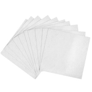 10 Pcs12 x 12" White Felt Sheets Felt Fabric Sheets for Crafts 1mm Thick Squares Felts Paper for DIY Sewing Craft Non-Woven Felts Fabric(White)