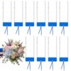 10Pcs Bookmark Ruler Magnifying Glass, 3X Bookmark Magnifying Card, Plastic Fresnel Lens for Reading Small Fonts, Maps and Books Easy to Carry by Badge Holder
